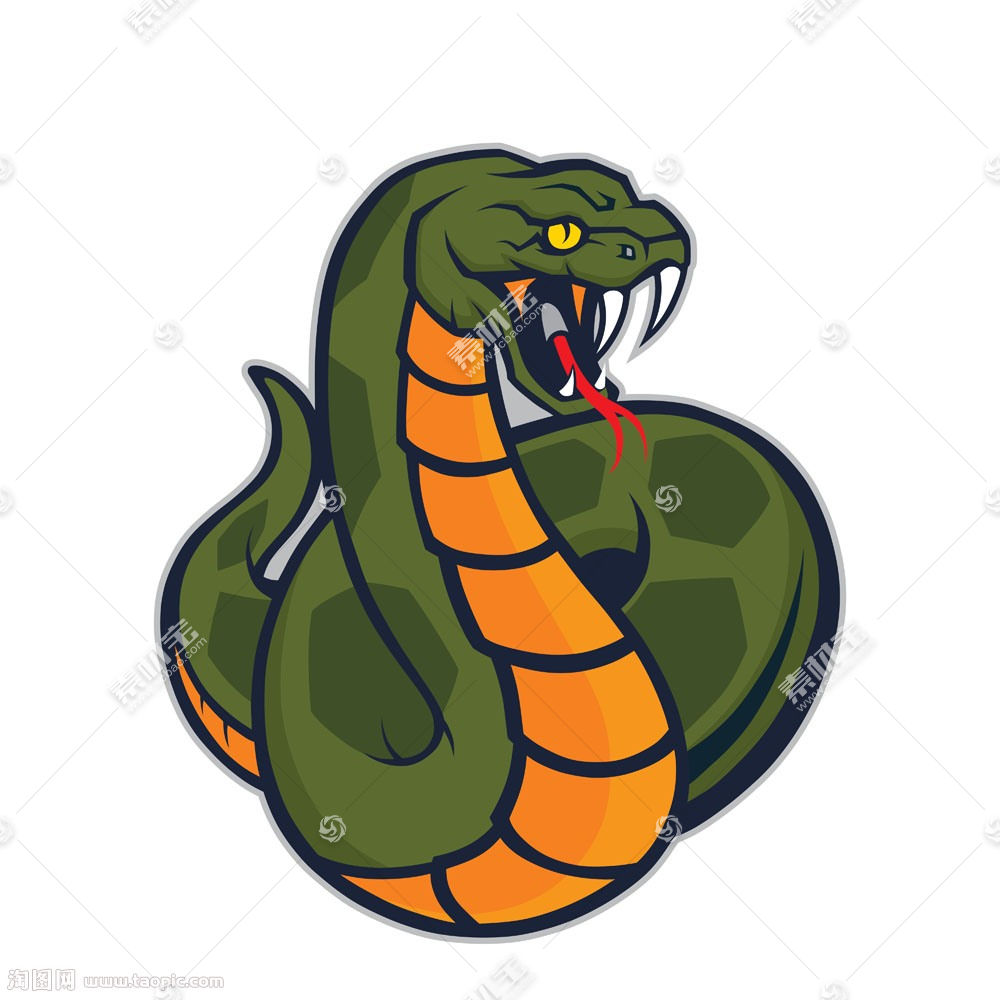 蛇标志矢量图片 图片id Logo设计 标志图标 矢量素材 素材宝scbao Com