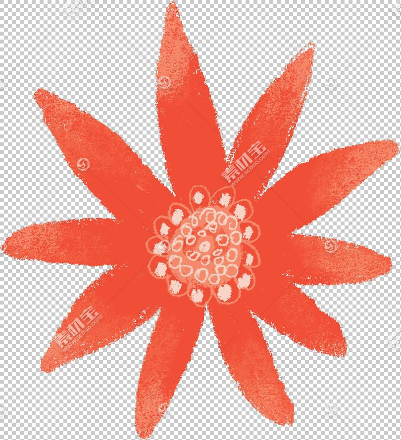 红色的星形花朵免抠素材下载 图片id 装饰元素 Png素材 素材宝scbao Com