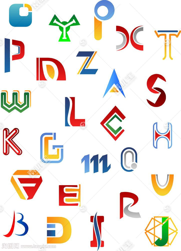 国外logo创意设计字母图片