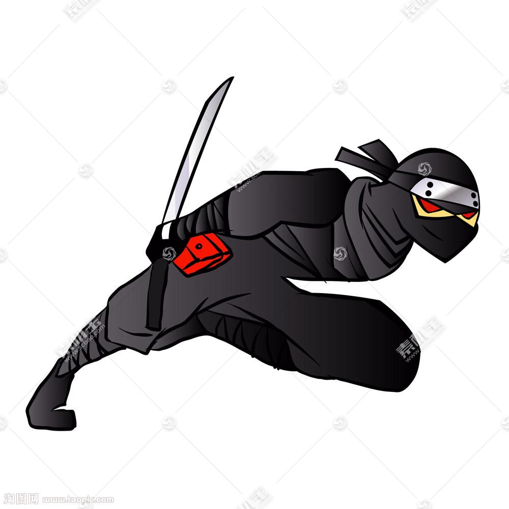 日本忍者漫画矢量图片 图片id Logo设计 标志图标 矢量素材 淘图网taopic Com