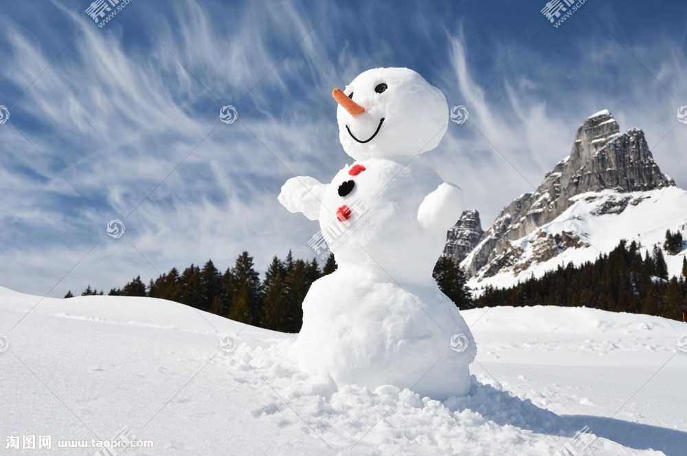 冬季雪地雪人背景图片素材 图片id 雪景图片 风景图片 图片素材 淘图网taopic Com