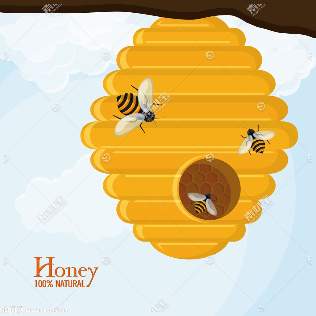 蜂蜜罐卡通图片大全-蜂蜜罐卡通高清图片下载-觅知网