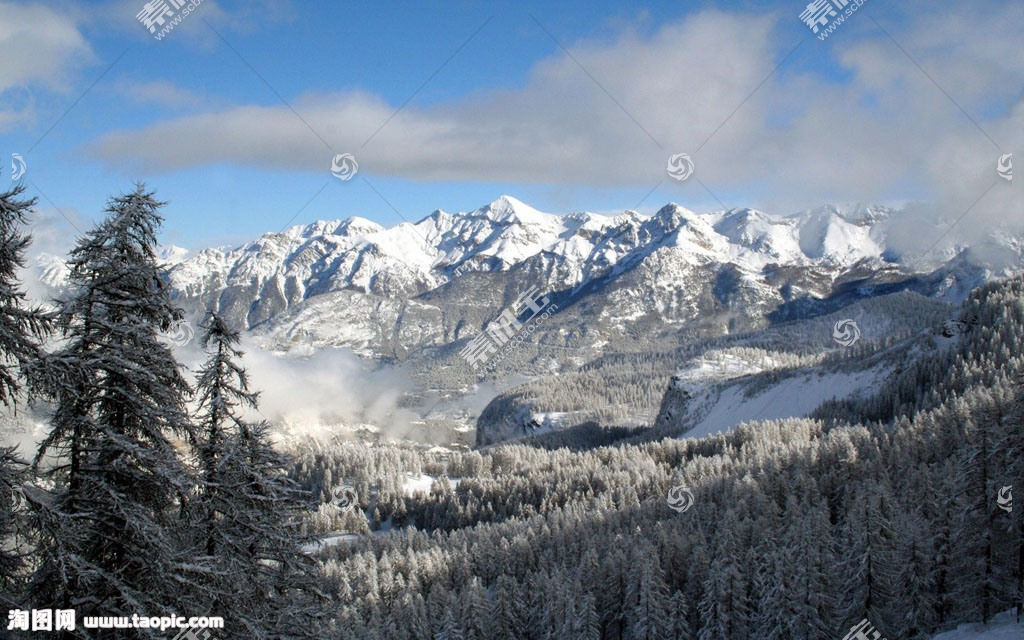 蓝天天空雪山背景图片素材 图片id 雪景图片 风景图片 高清图片 素材宝scbao Com